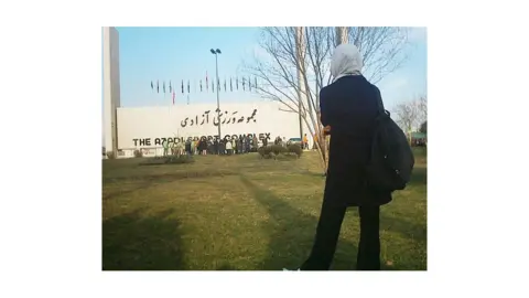 Open Stadiums Female Iranian fans protest at their national stadium