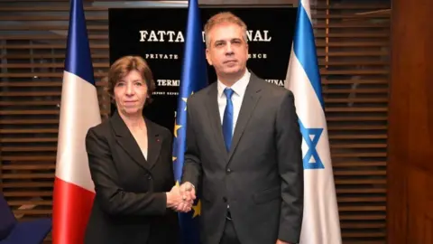 Getty Images Catherine Colonna and Eli Cohen