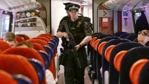 AFP/Getty Armed police officer