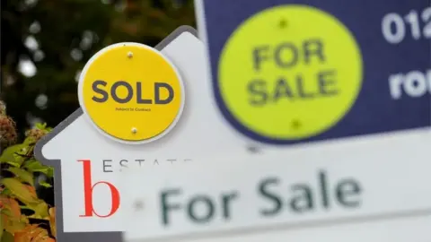 Estate agent signs