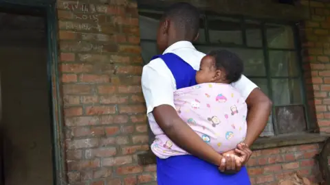 Unicef 'Sharon' and her baby