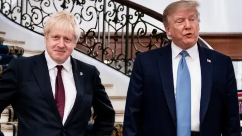 Reuters Boris Johnson and Donald Trump