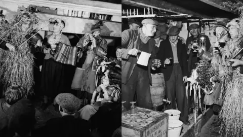Getty Images Wren day Ireland dancing and drinking