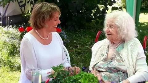 PA Media Esther Rantzen and Anne Baker