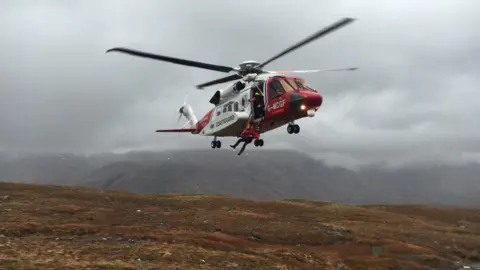 David Buchanan Inverness-based Coastguard helicopter