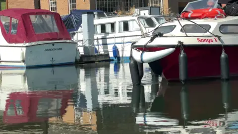 Boats on the water.