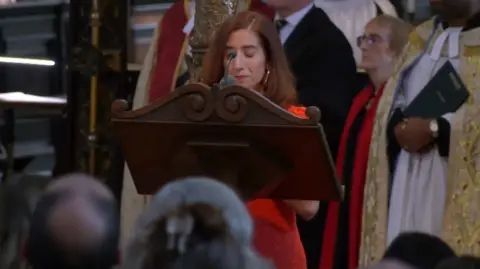 Saba Edwards and Thelma Stober read out names of 52 victims of 7/7 bombings in memorial