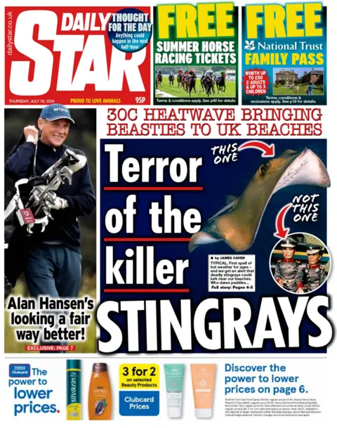 Daily Star front page