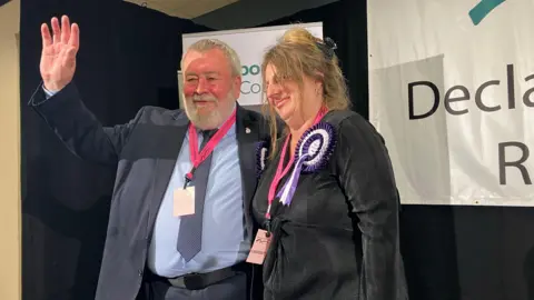 Shariqua Ahmed /BBC Winning candidates posing 