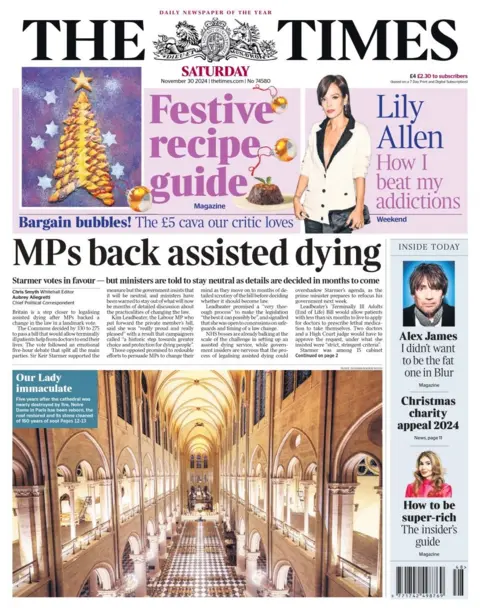  MPs backmost  assisted dying