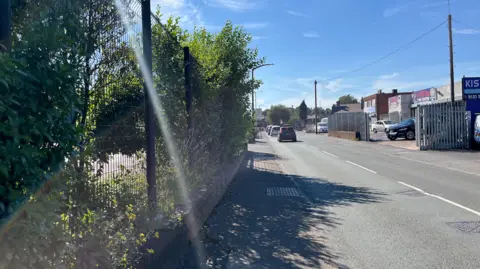 An exterior shot of Station Road in Rowley Regis