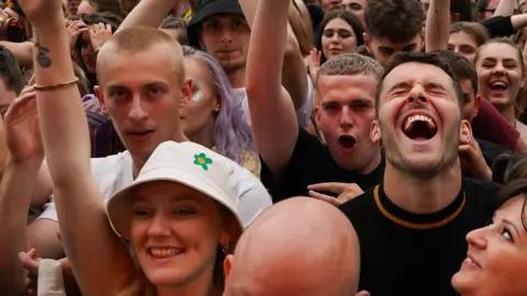 Festivalgoers at Tramlines