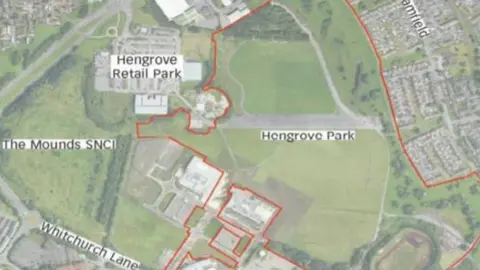 BBC Map of housing project