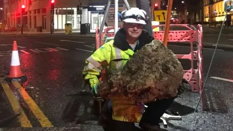 Yorkshire Water Fatberg in Leeds