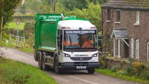 Herefordshire Council Herefordshire bin lorry