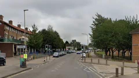 Google New Parks - junction of Aikman Avenue and St Oswald's Road