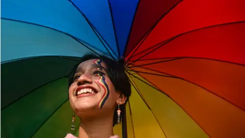 Getty Images Despite progress, LGBTQ people in India have not found meaningful political representation