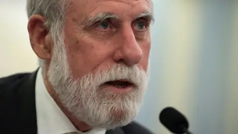 Getty Images Vint Cerf is known as one of the "fathers of the internet"