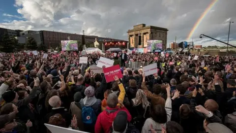 Getty Images Jeremy Corbyn in the West Midlands