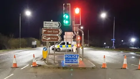 A41 at Aylesbury closed by live electricity cable blockage