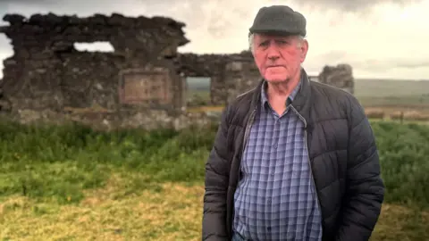 BBC Sean Clarke has help discover a number of ancient sites in Broughderg, County Tyrone