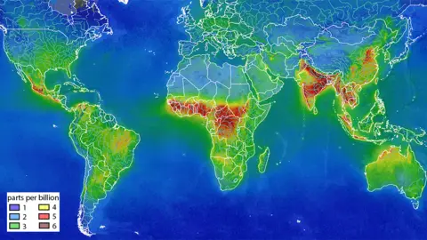 COPERNICUS SENTINEL DATA 2018/BIRA-IASB/DLR  Global map