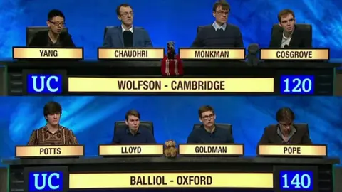 University Challenge / ITV Studios team panelists
