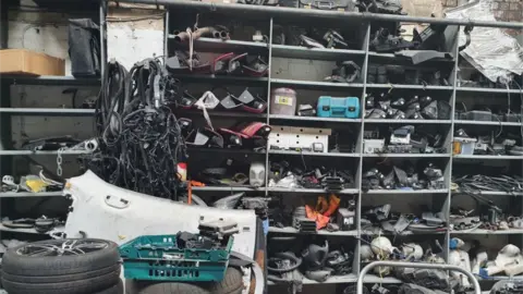 West Midlands Police Chop shop