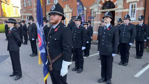 John Fairhall/BBC Essex Police passing out parade