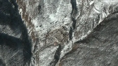 Reuters Satellite image of the Punggye-ni Nuclear Test Facility in North Korea (Feb 2013)