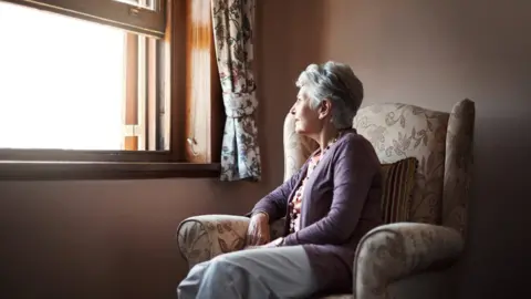 Getty Images Older lady living alone