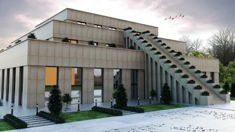 ZUISM.IS A proposed view of the the Zuist Ziggurat temple