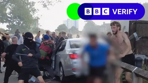 BBC protesters attack car in Hull