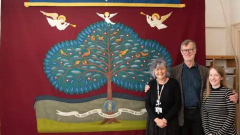 Aidan Hart Mr Hart posing in front of the main screen