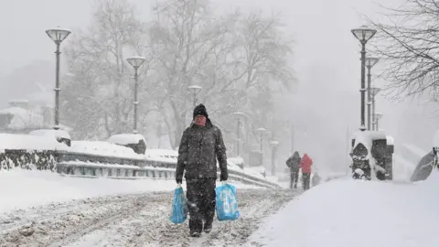 Getty Images Cold weather in March