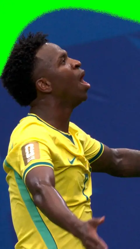Vinícius Júnior looking grumpy 