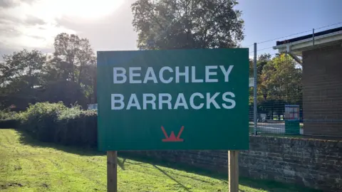 BBC Beachley Barracks sign