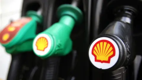 Getty Images Shell petrol pumps