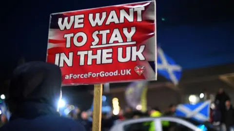 Getty Images Unionist sign