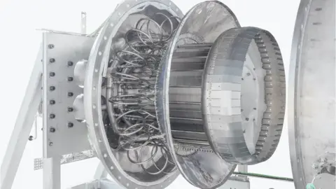 Reaction Reaction Engines' pre-cooler on a testbed