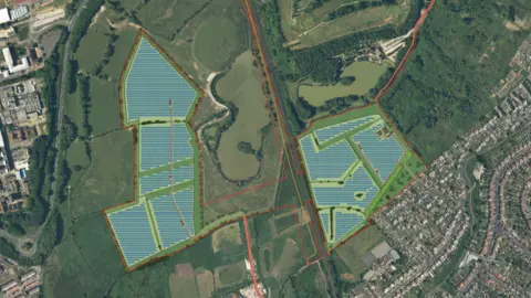 Low Carbon The area in Eastbourne where the solar farm could be built