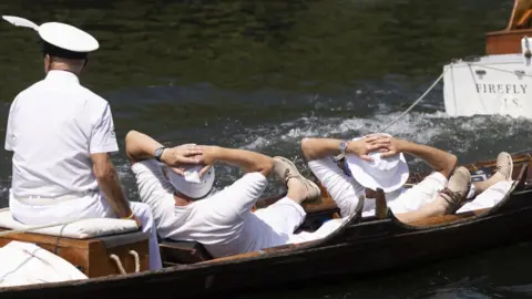 Getty Images Swan Uppers on the Thames