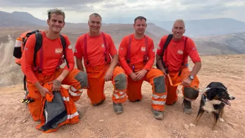 LFRS The Lincolnshire firefighters and rescue dog