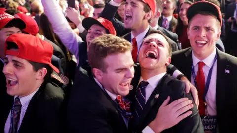 Getty Images Trump celebrations