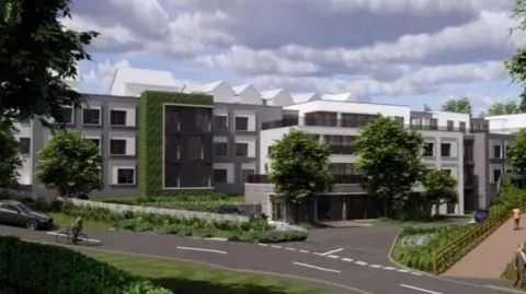 Luna Rock Ltd/South Hams Council New care home planned for Steamer Quay, Totnes
