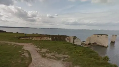 Google Old Harry Rocks near Swanage