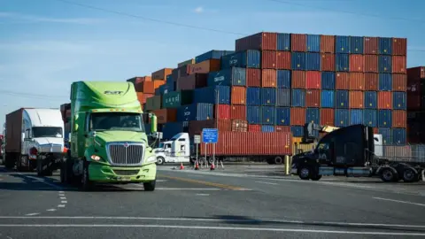 General view of the Port Newark Container Terminal