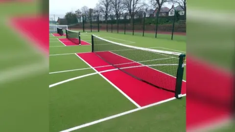 Erewash Borough Council A football tennis court in Ilkeston