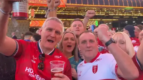 Hull KR fans in Las Vegas