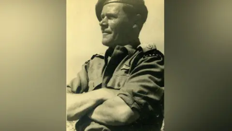 Black and White photo of Major Peter Weaver